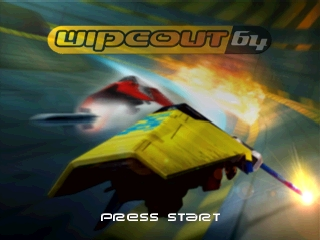 Wipeout 64 title screen for Nintendo 64